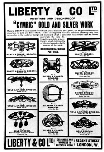 liberty and Co black and white old promotional poster