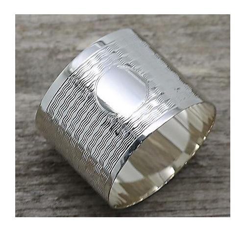 Solid Silver Napkin Ring-EJH1944