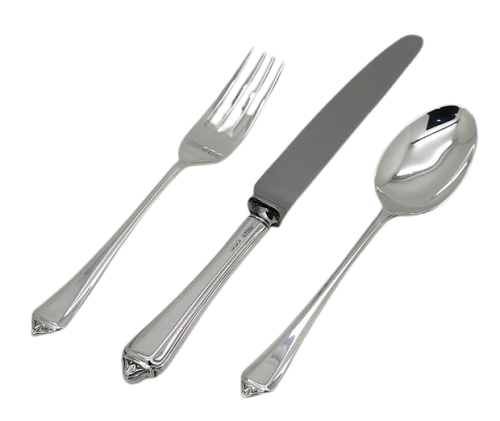 Solid Silver 3 Piece Childs Cutlery SetJBC1968