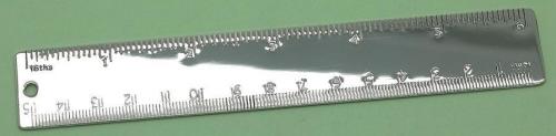 Silver Plated Ruler