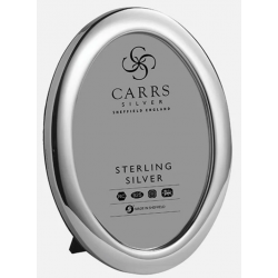 Silver Oval Photo Frame PO4